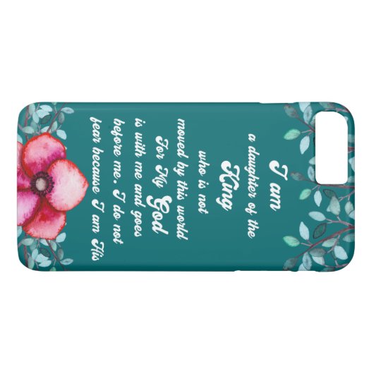 Dochter van het koning Christelijk Inspirerend Case-Mate iPhone Case (Achterkant (Horizontaal))