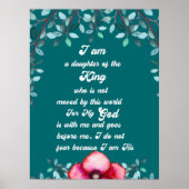 Dochter van het koning Christelijk Inspirerend Poster (Voorkant)