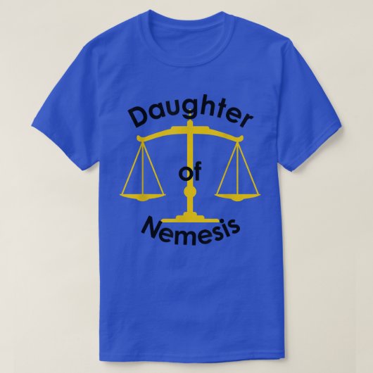 Dochter van het Shirt van de Griekse godin Nemesis (Design voorkant)