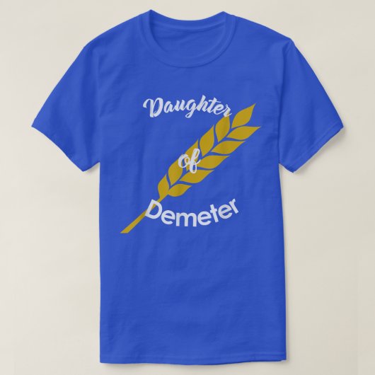 Dochter van het Shirt van Demeter Greek God (Design voorkant)