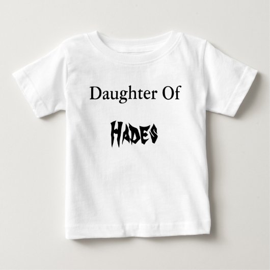 Dochter van het shirt van het baby Hades (Voorkant)