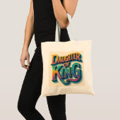 "Dochter van King Jumbo Canvas tas – Ai design (Voorkant (product))