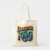 "Dochter van King Jumbo Canvas tas – Ai design (Voorkant)