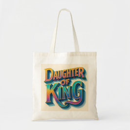 "Dochter van King Jumbo Canvas tas – Ai design