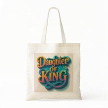 Dochter van King Jumbo Canvas tas – Ai design