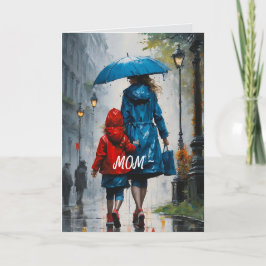 DOCHTER VAN MAMA OP MOEDERDAG BEDANKKAART