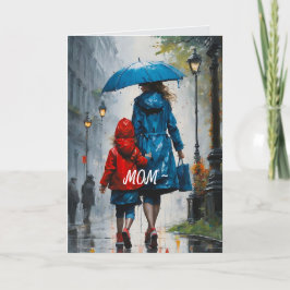 DOCHTER VAN MAMA OP MOEDERDAG BEDANKKAART