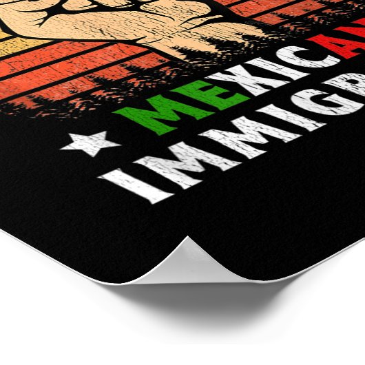 Dochter van Mexicaanse immigranten Poster (Hoek)