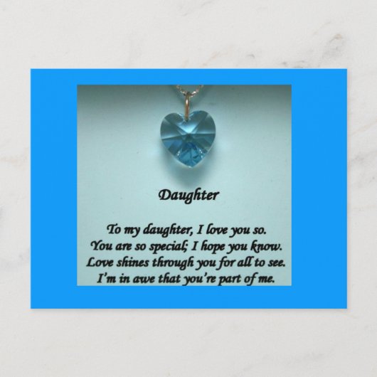 Dochter van mijn Briefkaart (Voorkant)