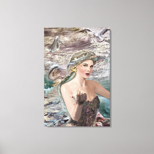 Dochter van Oceanus Canvas Afdruk (Voorkant)