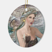 Dochter van Oceanus Keramisch Ornament (Links)