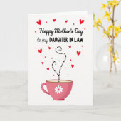 Dochter van Rode Harten Kaart (Gele Bloem)