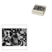 DOCHTER VAN SLEEPY HOLLOW HALLOWEEN RUBBER STEMPEL (Gestempeld)