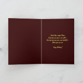 Dochter Verjaardag met Vrolijke Zonnebloem Kaart (Binnen)