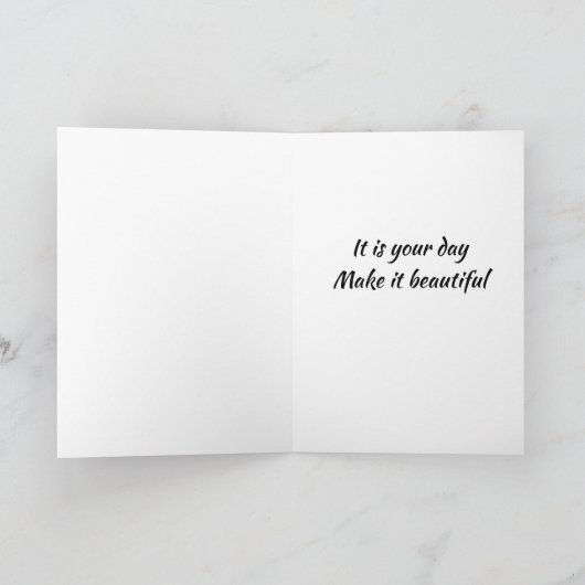 **DOCHTER** "VERJAARDAGSLIEFDE KAART (Binnen)