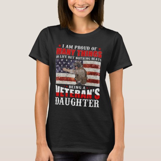 Dochter Veterans T-shirt (Voorkant)