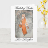 DOCHTER WENSKAART KAART (Gele Bloem)