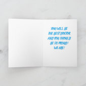 ***DOCHTER*** WORDT DOKTER ZO TROTS KAART (Binnen)