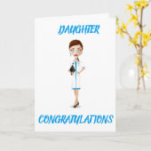 ***DOCHTER*** WORDT DOKTER ZO TROTS KAART (Gele Bloem)