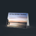 DOCHTER-ZON TOT ZONSONDERGANG-VERJAARDAGSGELUK KAART<br><div class="desc">DEZE STRANDZONSOPGANG IS EEN GEWELDIGE MANIER OM GELUKKIGE VERJAARDAG TE ZEGGEN "AAN JE DOCHTER!"</div>