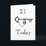 DOCHTER/ZOON 21E VERJAARDAG KAART<br><div class="desc">KAN WORDEN AANGEPAST. JE KUNT HET GEDICHT AANPASSEN VOOR MAN OF VROUW.</div>