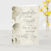 Dochter & Zoon in de Kaart van de Gelukwensen van (Gele Bloem)