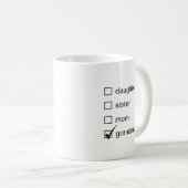 Dochter Zus Moeder Grootmoeder Koffiemok (Voorkant rechts)