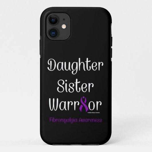 Dochter zuster Warrior...Fibro Case-Mate iPhone Case (Achterkant)