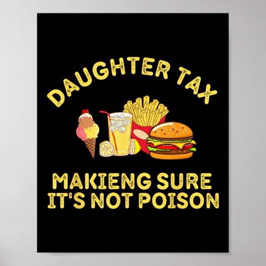 Dochterbelasting om ervoor te zorgen dat het geen  poster (Voorkant)