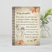 Dochtercadeau | Brief aan mijn dochter van mama Feestdagenkaart (Staand voorkant)