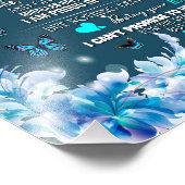 Dochtercadeau | Brief aan mijn dochter van mama Foto Afdruk (Hoek)