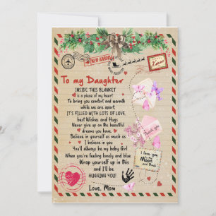 Dochtercadeau   Brief aan mijn dochter van mama Kaart