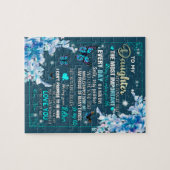 Dochtercadeau | Brief aan mijn dochter van mama Legpuzzel (Horizontaal)