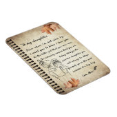 Dochtercadeau | Brief aan mijn dochter van mama Magneet (Rechterzijde)