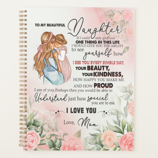 Dochtercadeau | Brief aan mijn dochter van mama Planner (Voorkant)