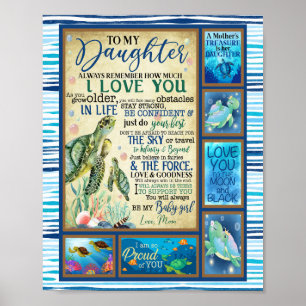 Dochtercadeau   Brief aan mijn dochter van mama Poster