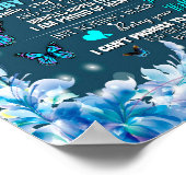 Dochtercadeau | Brief aan mijn dochter van mama Poster (Hoek)