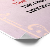 Dochtercadeau | Brief aan mijn dochter van mama Poster (Hoek)