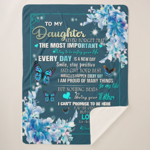 Dochtercadeau   Brief aan mijn dochter van mama Sherpa Deken