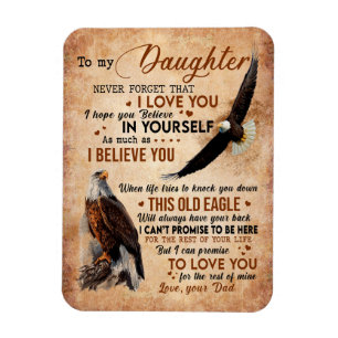 Dochtercadeau   Brief aan mijn dochter van papa Magneet