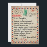 Dochtercadeau | Naar onze dochter-liefde van mama  Kaart<br><div class="desc">Dochtercadeau | Tot onze dochter komt u hier zelf in terecht en beschouwt het als een grote zelfzuchtige liefde van mama en papa</div>