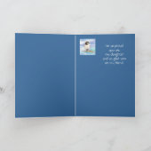 Dochterdag Waterverf Chickadekaart Kaart (Binnen)