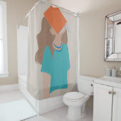 Dochterdouchegordijnen Douchegordijn (In situ)