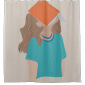 Dochterdouchegordijnen Douchegordijn (Voorkant)