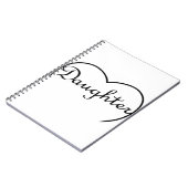 Dochterhart Notitieboek (Linkerzijde)