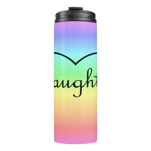 dochterhartregenboog thermosbeker (Voorkant)