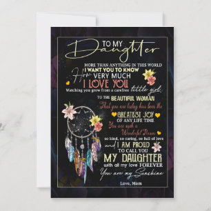 Dochterliefhebbers   Aan mijn dochter liefde mama Kaart