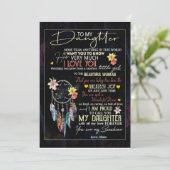 Dochterliefhebbers | Aan mijn dochter, liefde mama Kaart (Staand voorkant)