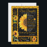 Dochterliefhebbers | Aan mijn dochter, liefde mama Kaart<br><div class="desc">Dochterliefhebbers | Aan mijn dochter,  ik hou van jou,  kleine meisje,  liefde mama</div>