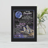 Dochterliefhebbers | Voor onze dochter liefde mama Kaart (Staand voorkant)